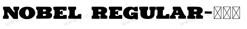 nobel regular字体转换